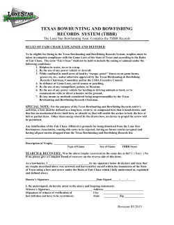 Fair-Chase-Affadavit - Texas Bowhunting Records