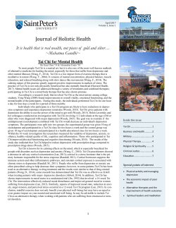 Journal of Holistic Health
