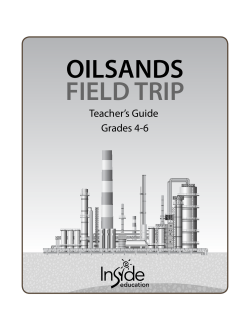 oilsands field trip