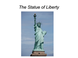 The Statue of Liberty - Coll&egrave;ge Roy d`Espagne