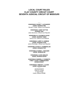 rules of - Your Missouri Courts
