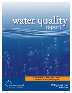 Cheltenham Drinking Water System