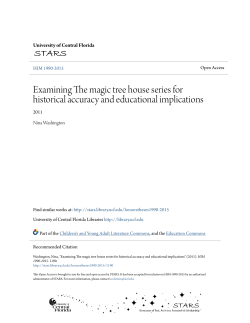 Examining The magic tree house series for historical