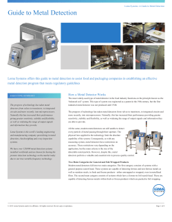 Guide to Metal Detection