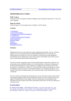 mediterranean soils