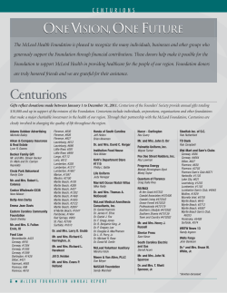 to see the 2011 list of donors