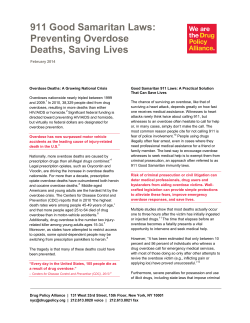 911 Good Samaritan Laws - Alaska State Legislature