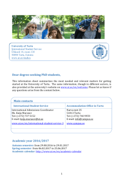 Dear degree-seeking PhD students, Academic year 2016/2017 Main