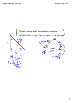 Unit Circle Intro.notebook