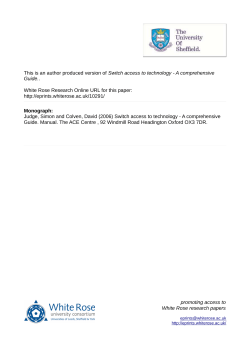 Switch access to technology - A comprehensive Guide.