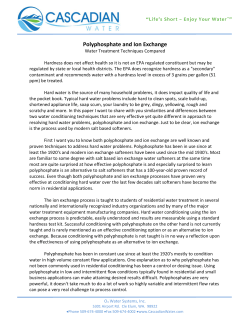 Polyphosphate and Ion Exchange