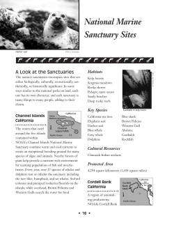 National Marine Sanctuary Sites