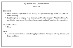 My Bonnie Lies Over the Ocean Inclusion PROCESS Describe that