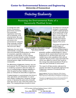 modified grass - Center for Environmental Sciences and