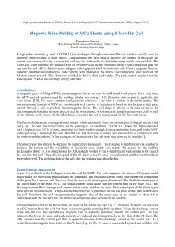 Magnetic Pulse Welding of Al/Cu Sheets using 6