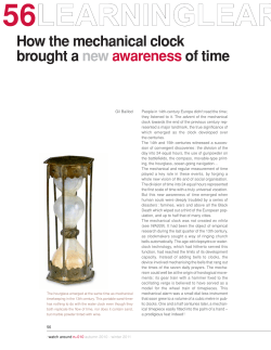 How the mechanical clock brought a new