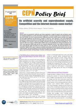 On artificial scarcity and superabundant supply. Competition and the