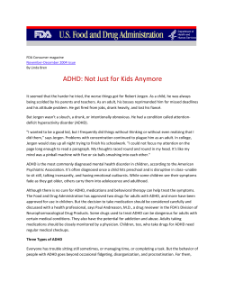 ADHD: Not Just for Kids Anymore