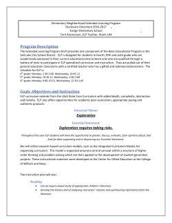 English - Ensign Elementary - Salt Lake City School District