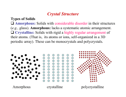 Crystal Structure