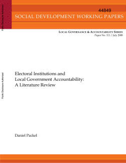 27 pages - World bank documents