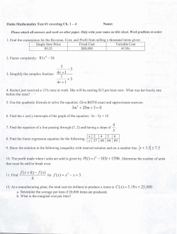 1 +3 4r+1 3m2+20m+5=0 3 for f(x)=x2