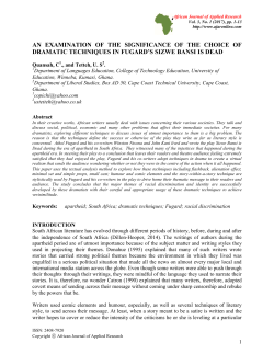 PDF - African Journal of Applied Research