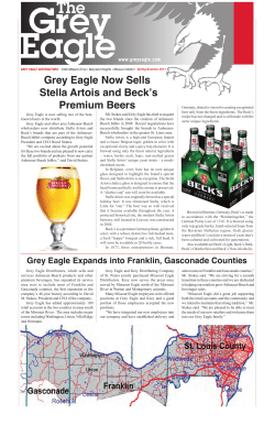 Spring/Summer 2011 Grey Eagle Now Sells Stella Artois
