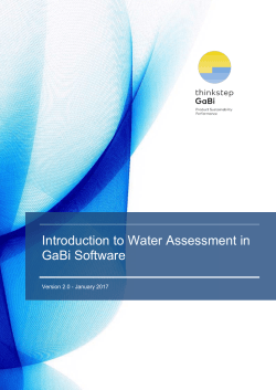 GaBi 6 Modelling principles