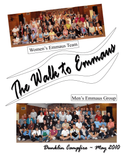 Men`s Emmaus Group - Dunklin Memorial Church