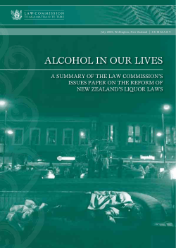 alcohol iN our lives