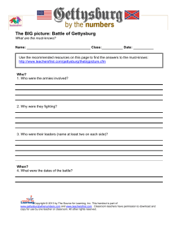 The BIG picture: Battle of Gettysburg