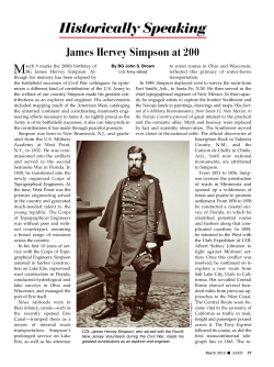 Historically Speaking - Association of the United States Army