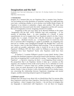 Imagination and the Self