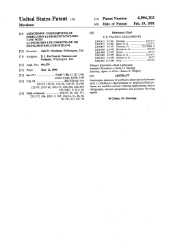Azeotropic compositions of perfluoro-1, 2