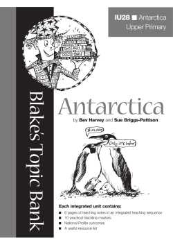 Antarctica - Blake Education