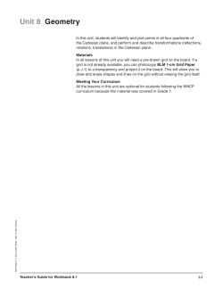 Unit 8 Geometry