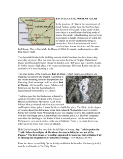 hajj manual - Raja Travels and Tours Pvt Ltd.