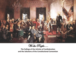 The Articles of Confederation