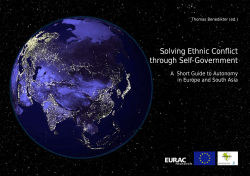 Solving Ethnic Conflict through Self-Government
