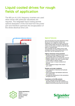 Liquid cooled drives for rough fields of application - ENETEX-TEP