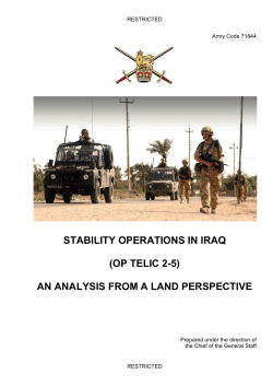 stability operations in iraq