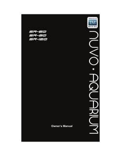 SR-60 SR-80 SR-120 - Innovative Marine