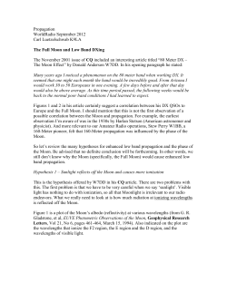 Full Moon and Low Band DXing