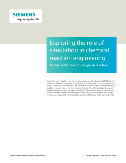 Exploring the role of simulation in chemical reaction