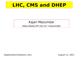 LHC, CMS and DHEP