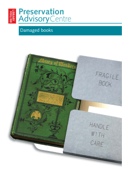 Damaged Books - The British Library