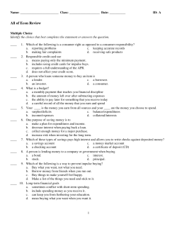 ExamView - Economics review.tst