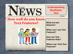Text Features