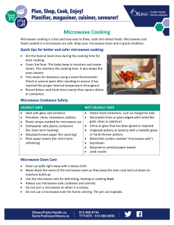 Microwave Cooking